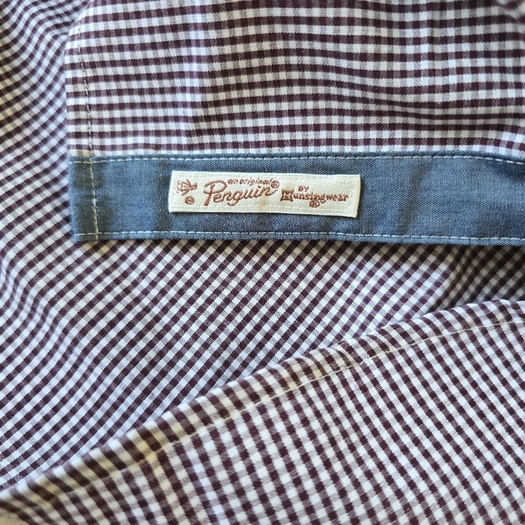 Original Penguin Classic Fit Long Sleeve Dress Shirt Size Medium - Picture 10 of 11